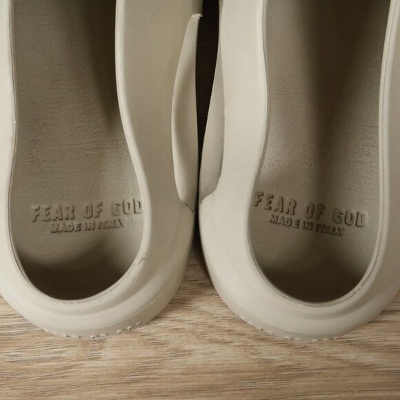 Fear of God The California Shoes Mens Size 10 Slip On Clog Mules Made in Italy - Picture 6 of 9